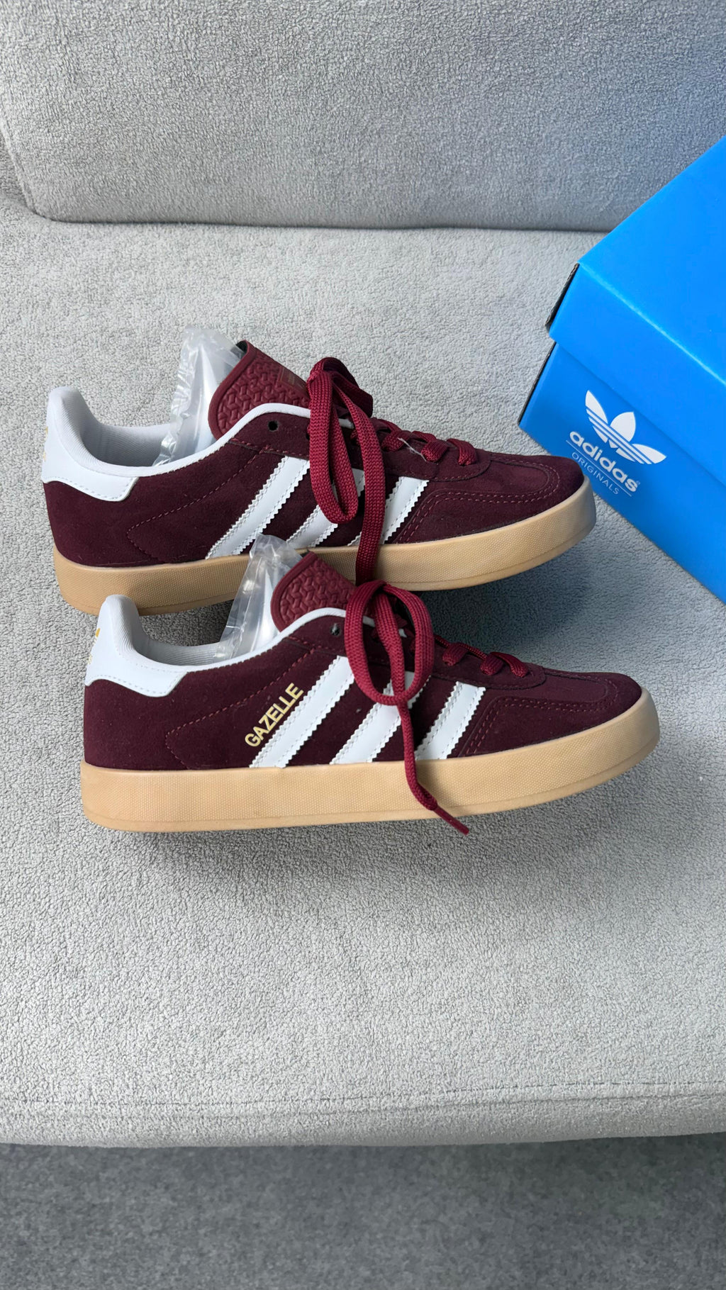 Adidas gazelle Bordô Feminino Casual Premium