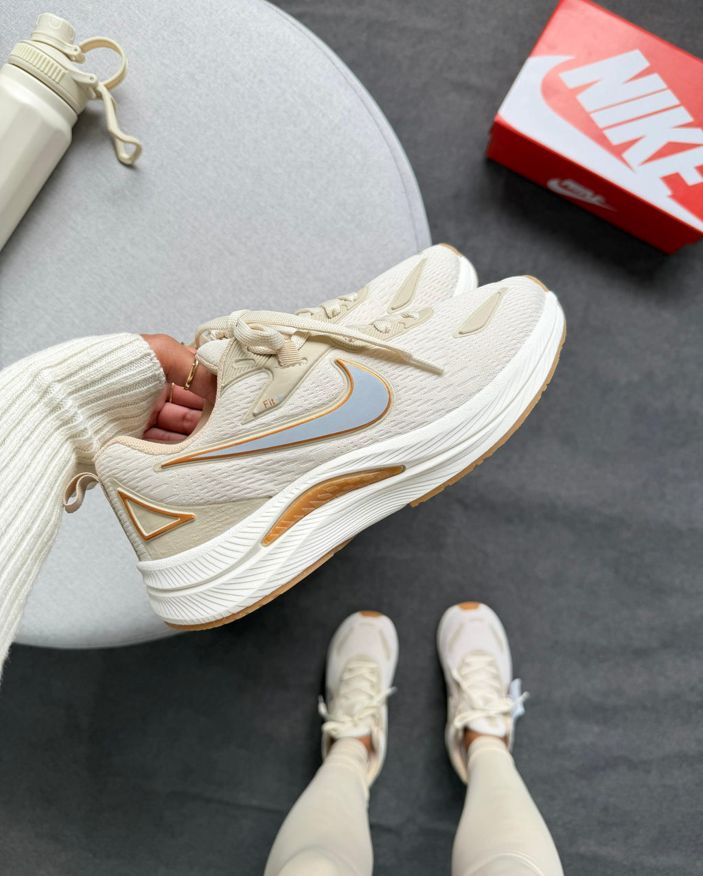 Tênis Feminino Premium Nude – Conforto e Estilo para o Dia a Dia ✨