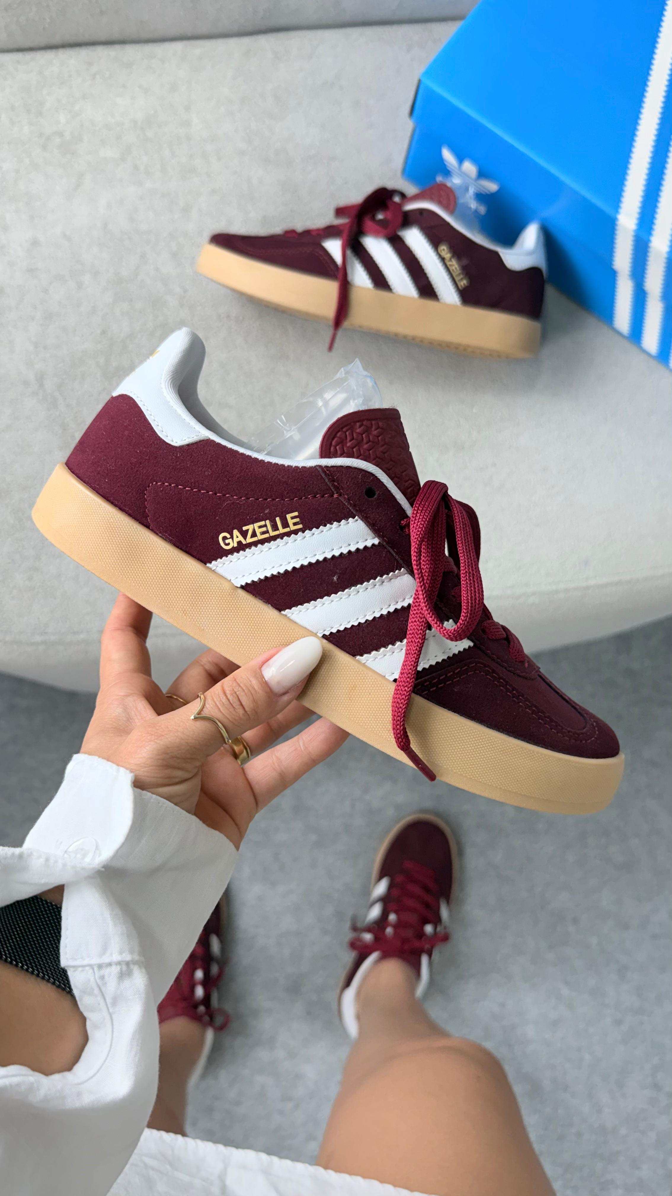 Adidas gazelle Bordô Feminino Casual Premium